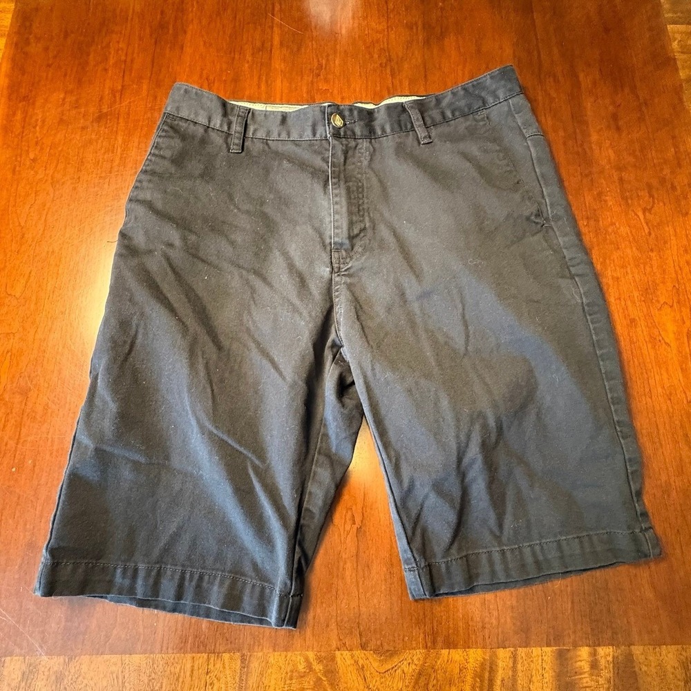 Volcom Corps Class Chino Shorts Black Skate Surf Size 32